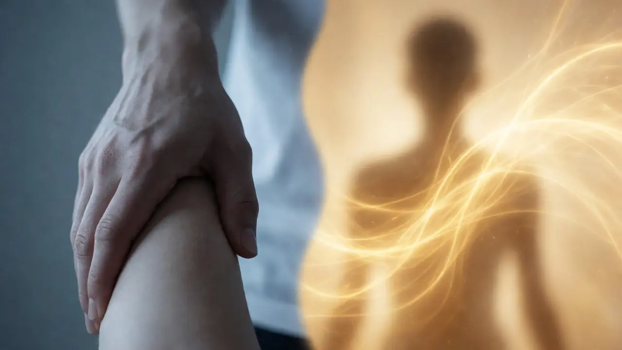 Kontrast mezi fyzickou regenerací svalů a energetickým uvolněním duše.